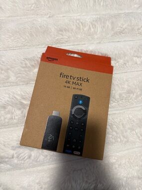 Amazon Fire TV Stick 4K Max - Black and Orange Accents